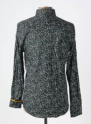 Chemise manches longues tissage popeline noir BENSON & CHERRY homme