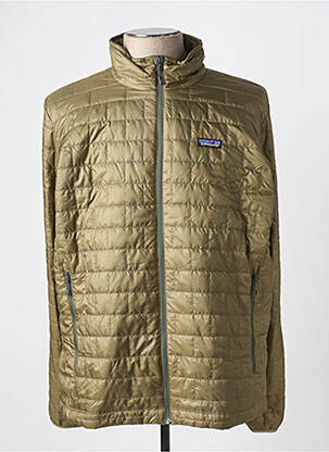 Doudoune poches sans capuche vert PATAGONIA homme