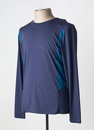 T-shirt coupe cintrée manches longues bleu CMP homme