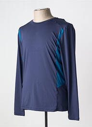 T-shirt coupe cintrée manches longues bleu CMP homme