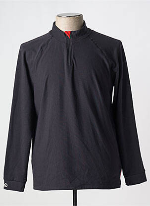 T-shirt stretch manches longues noir DAMART homme