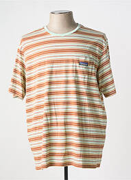 T-shirt coupe cintrée manches courtes orange PATAGONIA homme
