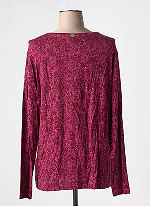 T-shirt manches longues manches longues rouge TIMEZONE femme
