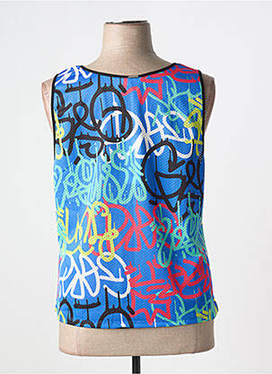 Débardeur stretch sans manche bleu MC PLANET BY INNATE femme