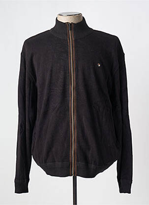 Gilet manches longues noir BENSON & CHERRY pour homme