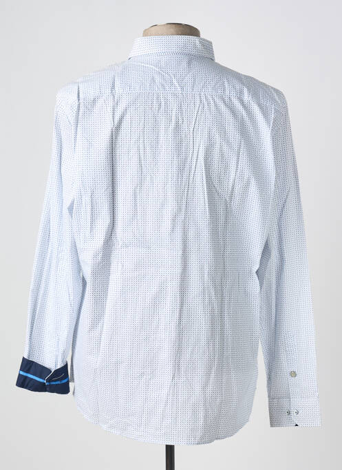 Chemise manches longues bleu BENSON & CHERRY pour homme