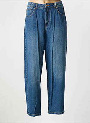 Jeans coupe droite stretch taille normale bleu MUSE femme