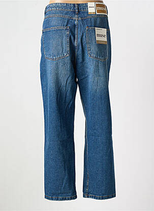 Jeans coupe droite stretch taille normale bleu MUSE femme