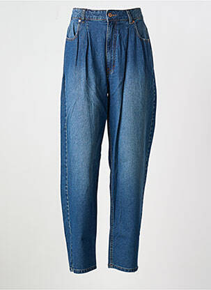 Jeans coupe droite stretch taille normale bleu MUSE femme