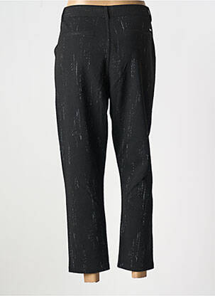 Pantalon 7/8 taille à pinces taille normale noir SUN VALLEY femme