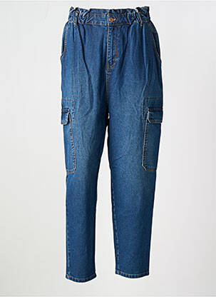 Jeans coupe droite stretch taille normale bleu MUSE femme