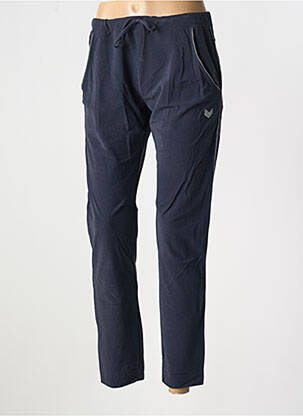 Jogging slim taille normale bleu HBT femme