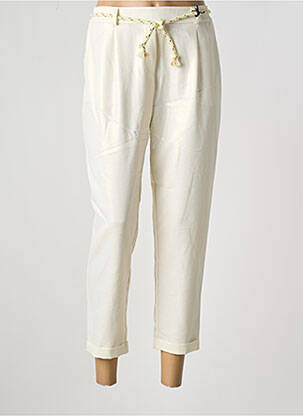 Pantalon 7/8 taille élastique taille normale or PLEASE femme