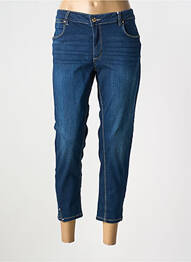 Jeans coupe slim stretch taille normale bleu FRACOMINA femme
