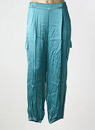 Pantalon cargo taille normale taille normale vert LAUREN VIDAL femme