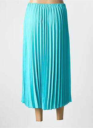Jupe longue coupe fluide bleu FRACOMINA femme