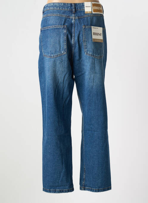 Jeans coupe droite bleu MUSE pour femme