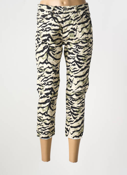 Pantacourt beige PLEASE pour femme