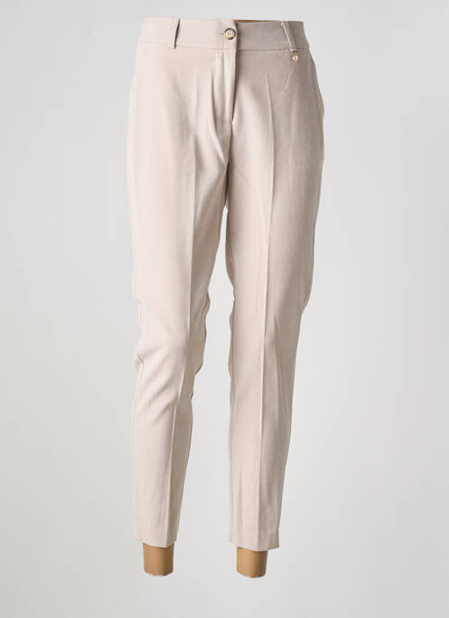 Pantalon 7/8 beige GOA GOA pour femme