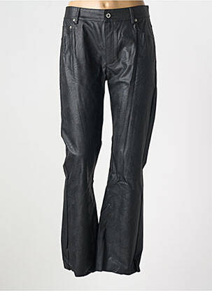 Pantalon 7/8 stretch taille normale noir PLEASE femme