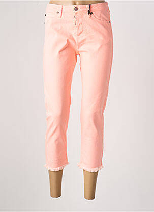 Jeans coupe slim stretch taille normale orange PLEASE femme