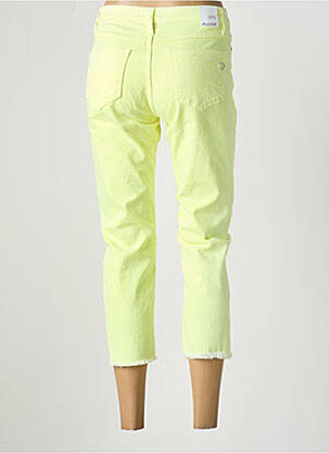 Jeans coupe slim stretch taille normale jaune PLEASE femme