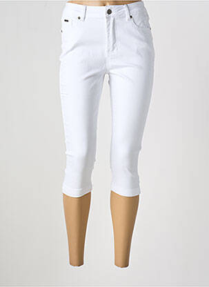 Corsaire skinny taille normale blanc WAXX femme