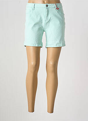 Short tissage denim taille normale bleu WAXX femme