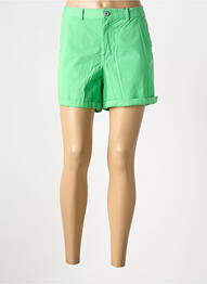 Short taille à pinces taille normale vert WAXX femme