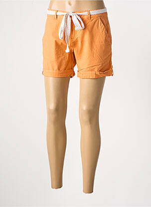 Short taille à pinces taille normale orange SUN VALLEY femme