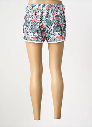 Bas de maillot de bain tissage satiné short blanc WAXX femme