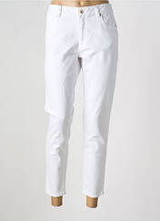 Jeans coupe slim blanc FRACOMINA pour femme seconde vue
