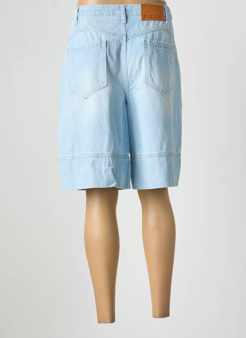 Bermuda bleu PLEASE pour femme