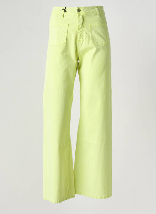 Jean coupe flare vert PLEASE pour femme