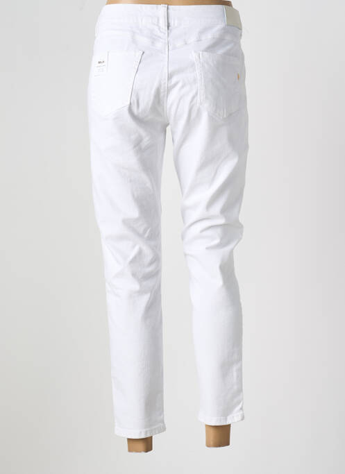 Jeans coupe slim blanc FRACOMINA pour femme