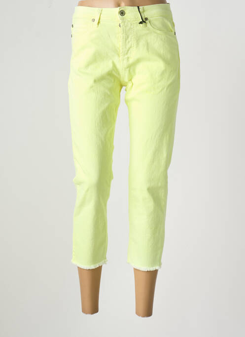 Jeans coupe slim jaune PLEASE pour femme