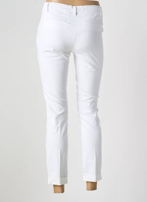 Pantalon chino blanc FRACOMINA pour femme