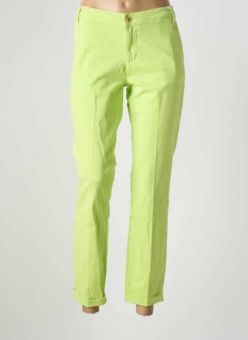 Pantalon chino vert FRACOMINA pour femme