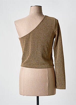 Top stretch manches longues marron SEASON femme