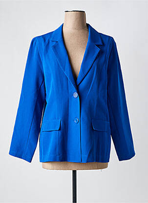 Blazer coupe cintrée bleu VETISTYLE femme