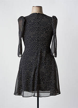 Robe mi-longue manches 3/4 manches 3/4 noir CATRAZA femme