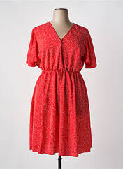 Robe mi-longue rouge WORLD FASHION pour femme seconde vue