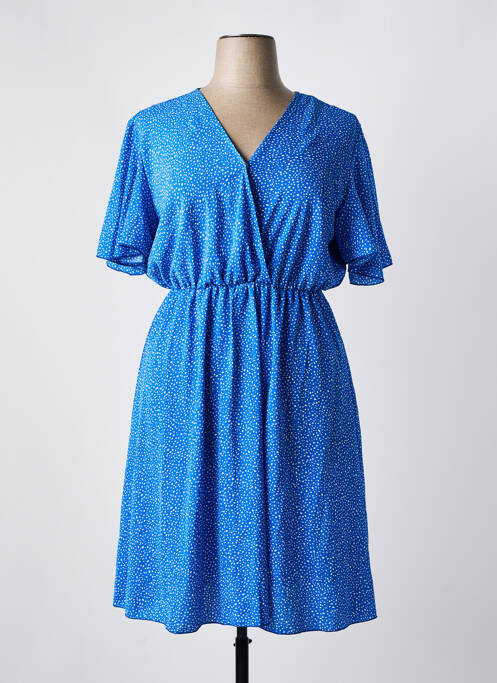Robe mi-longue bleu WORLD FASHION pour femme
