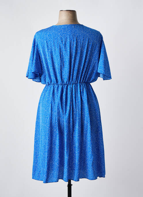 Robe mi-longue bleu WORLD FASHION pour femme