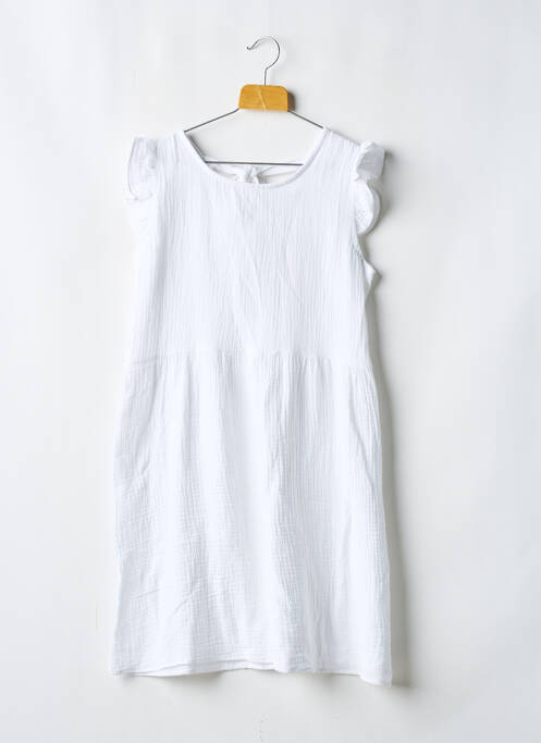 Robe mi-longue blanc PM MERE & FILLE pour fille