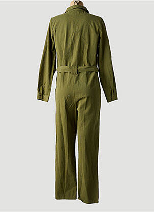 Combi-pantalon poches manches longues vert PM MERE & FILLE femme