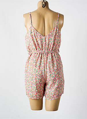 Combishort coupe fluide fines bretelles rose LILIE ROSE femme