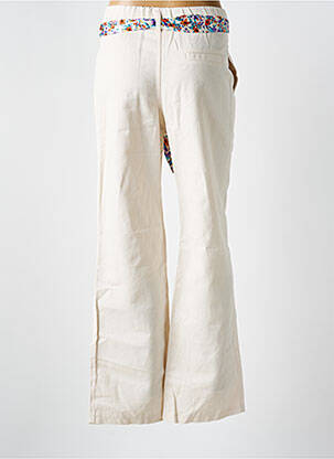 Jean coupe flare taille haute taille haute beige SEASON femme