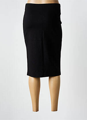 Jupe mi-longue stretch noir EMA BLUE'S femme