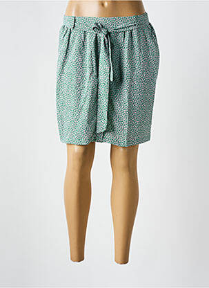 Jupe courte poches vert EMMA ELLA femme